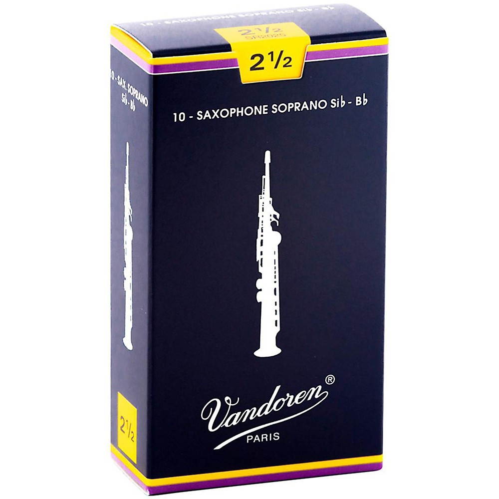 Vandoren Soprano Saxophone #2.5 Reeds