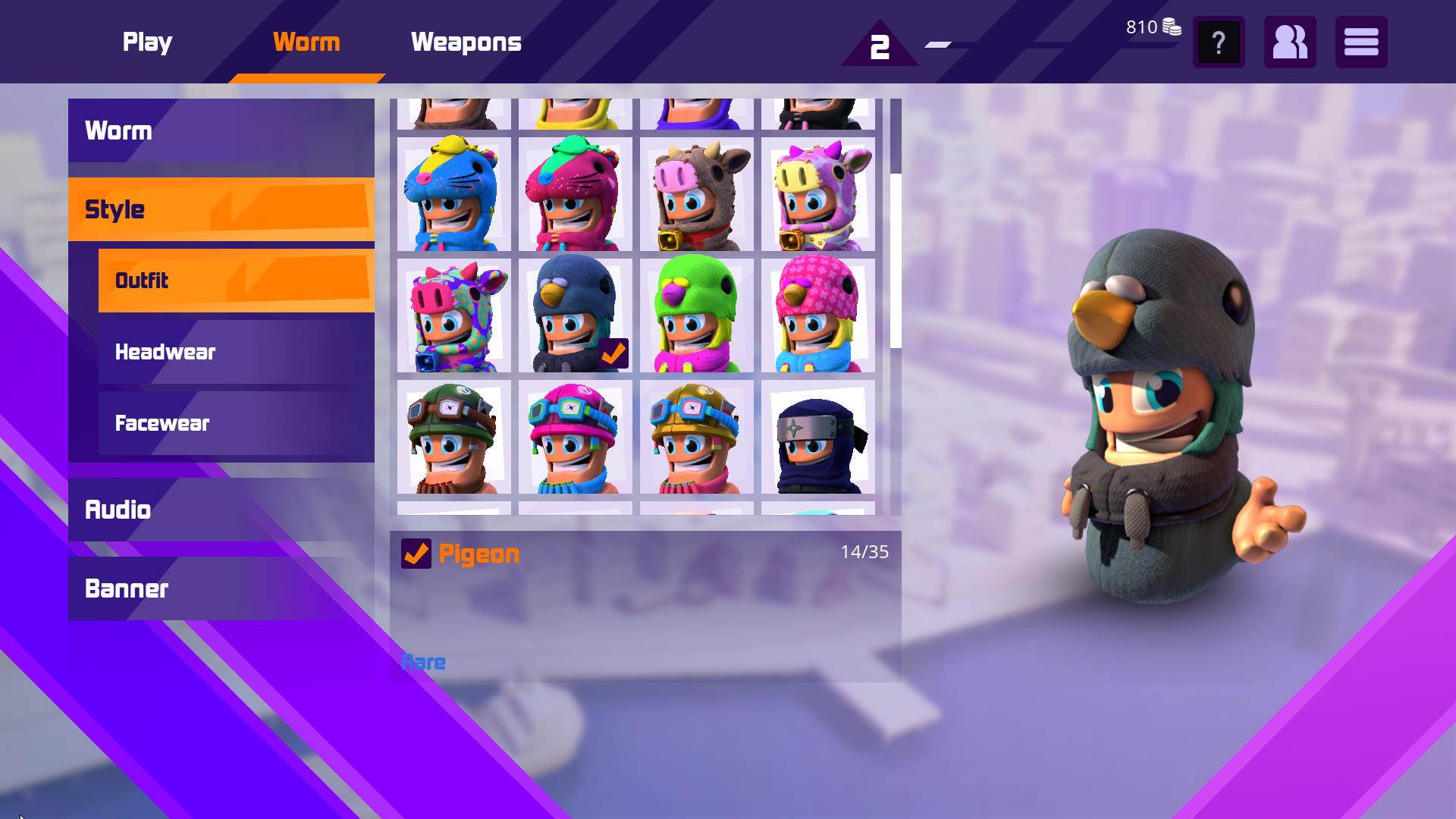 Worms Rumble - New Challenger Pack  [Online Game Code]