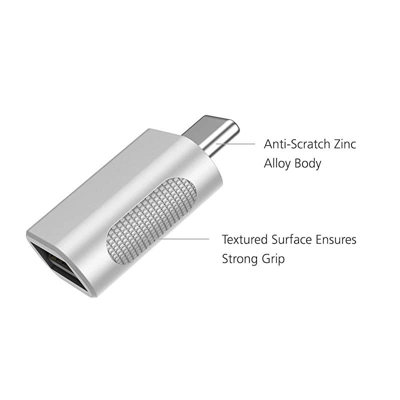 USB C to USB Adapter2 PackUSBC to USB 30 AdapterUSB TypeC to USBThunderbolt 3 to USB Female Adapter OTG for MacBook Pro 2019MacBook Air 2020iPad Pro 2020More TypeC DevicesSilver