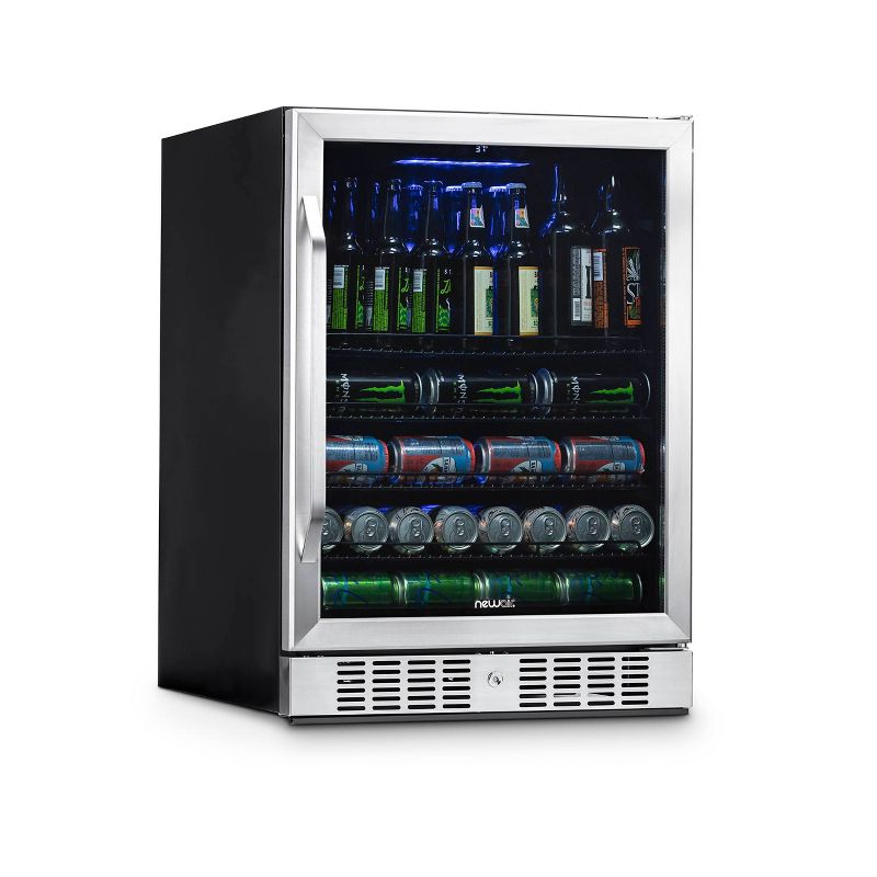 NewAir 177 Can Beverage Cooler - Stainless Steel ABR-1770