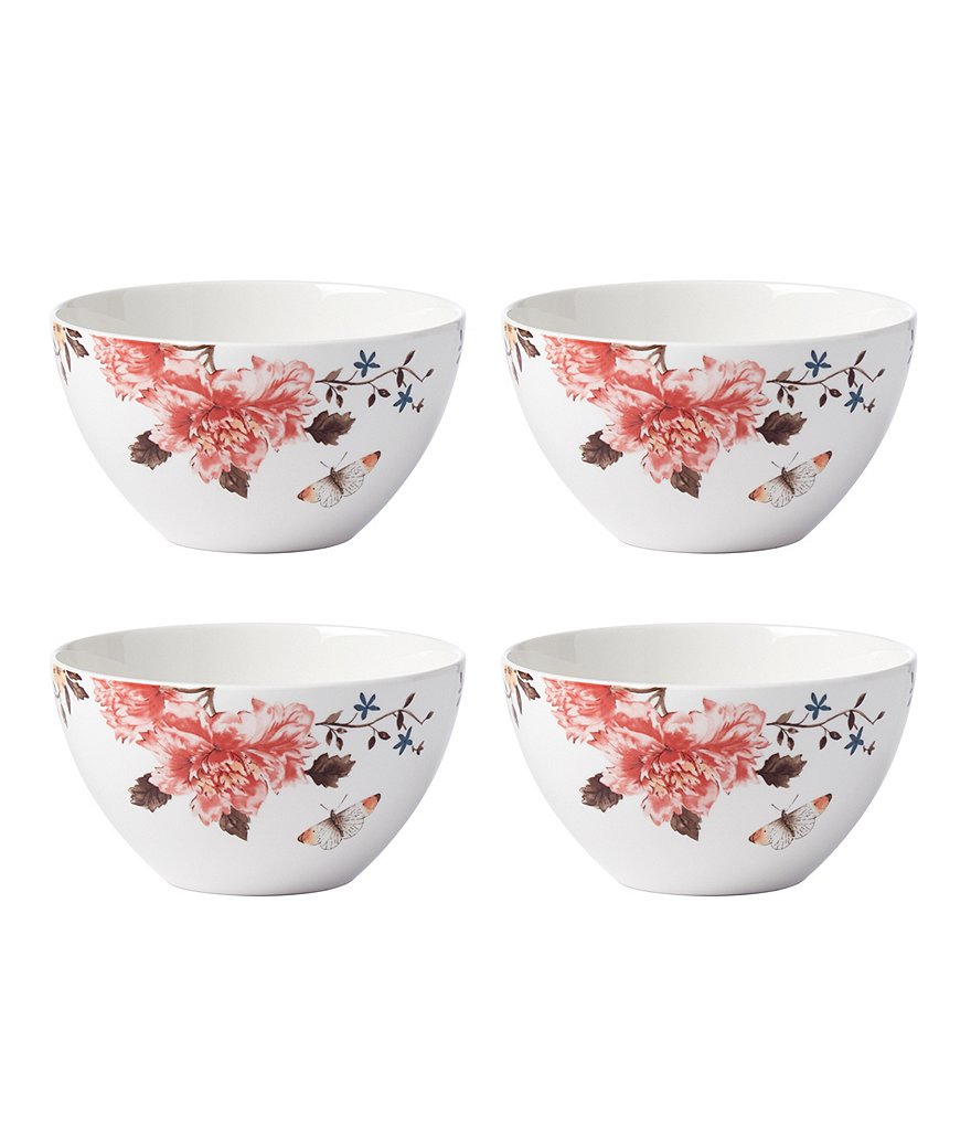 Lenox Sprig & Vine White All Purpose Bowls, Set of 4