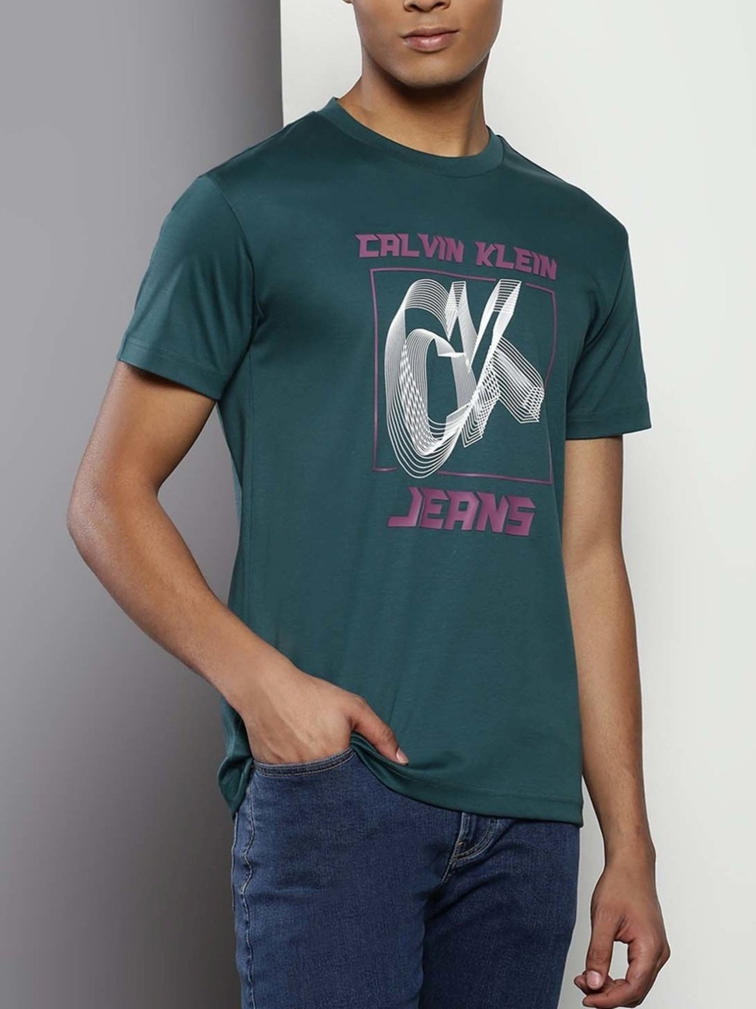 Levi's Pink Cotton Slim Fit Texture Henley T-Shirt