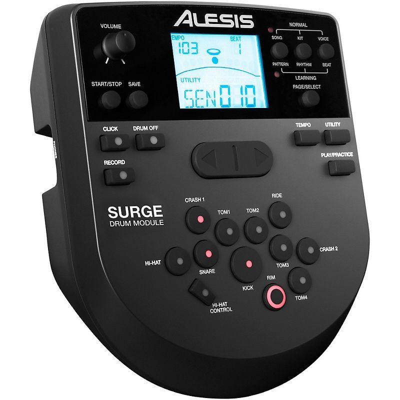 Alesis Surge Mesh-Head Electronic Drum Set with Simmons DA50B Bluetooth Monitor