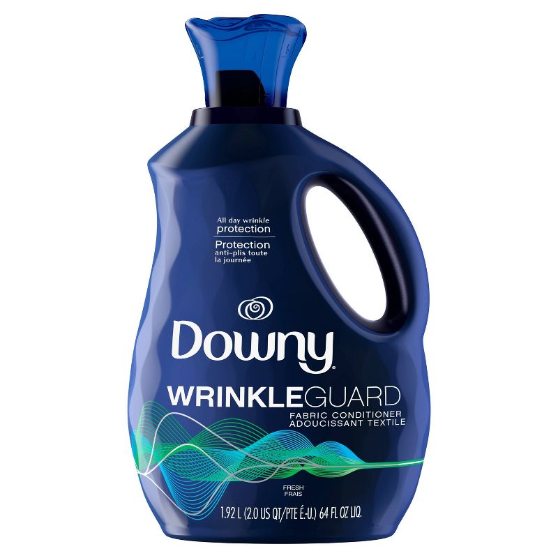 Downy Wrinkle Guard Liquid Fabric Softener and Conditioner - Fresh - 64 fl oz