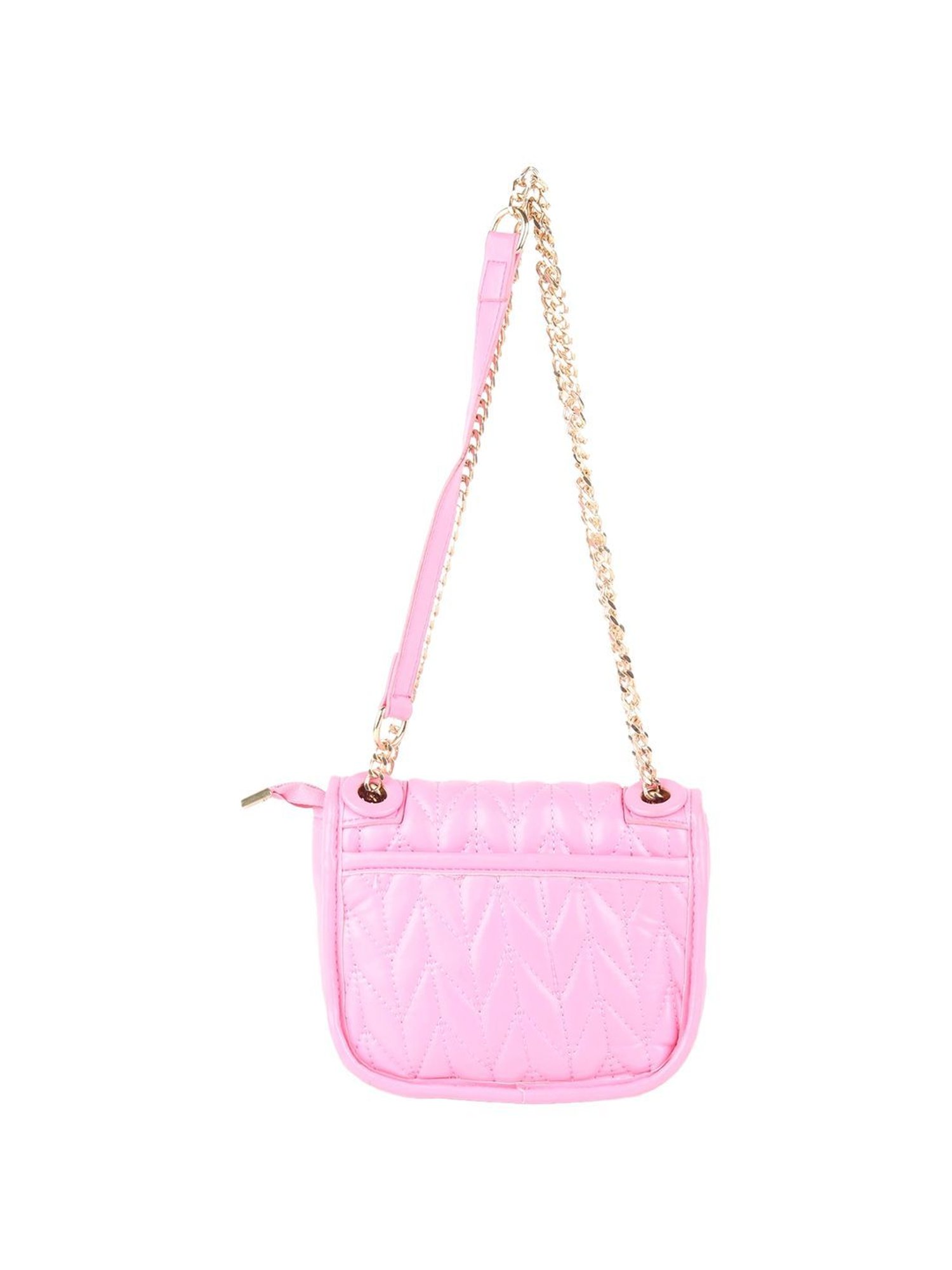 Odette Pink Solid Sling Handbag