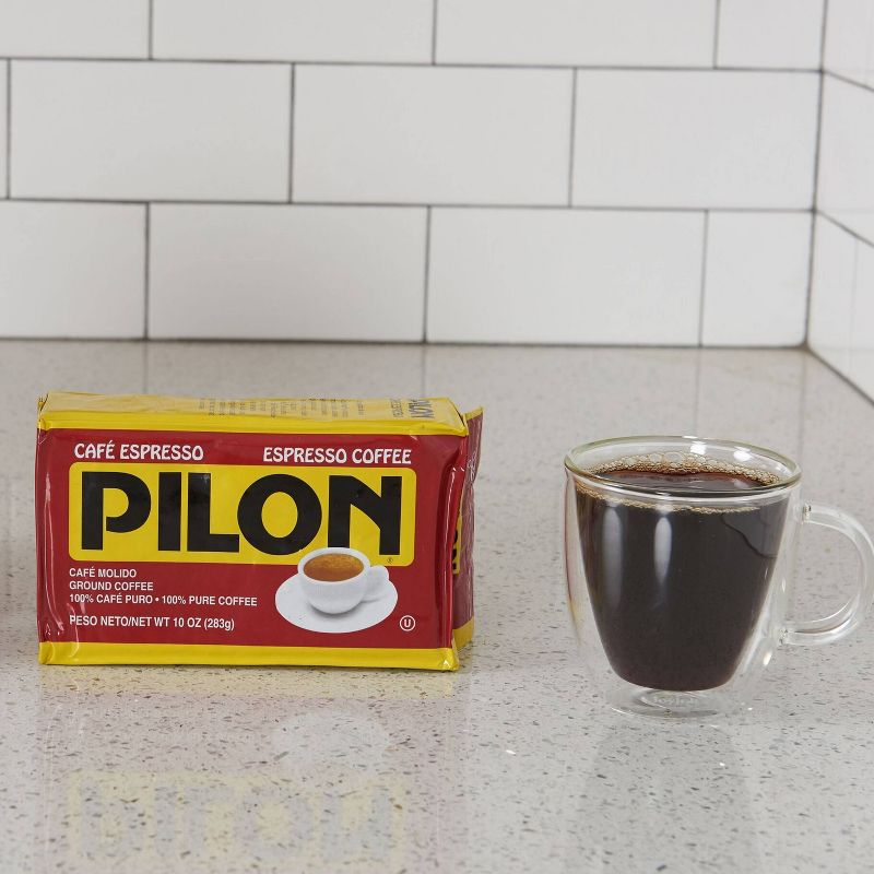 Pilon Espresso 100% Pure Dark Roast Ground Coffee - 10oz