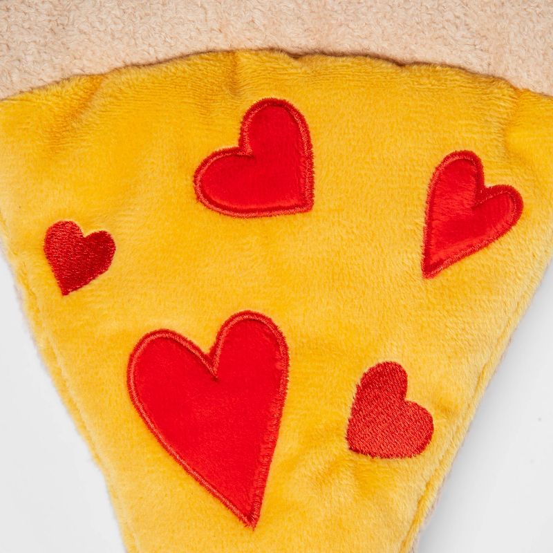 Plush Pizza Dog Toy - Yellow - Boots & Barkley™