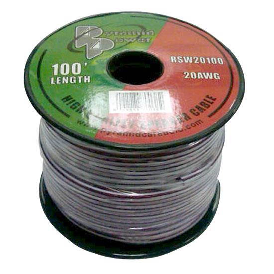 20 Gauge 100 ft. Spool of High Quality Speaker Zip Wire