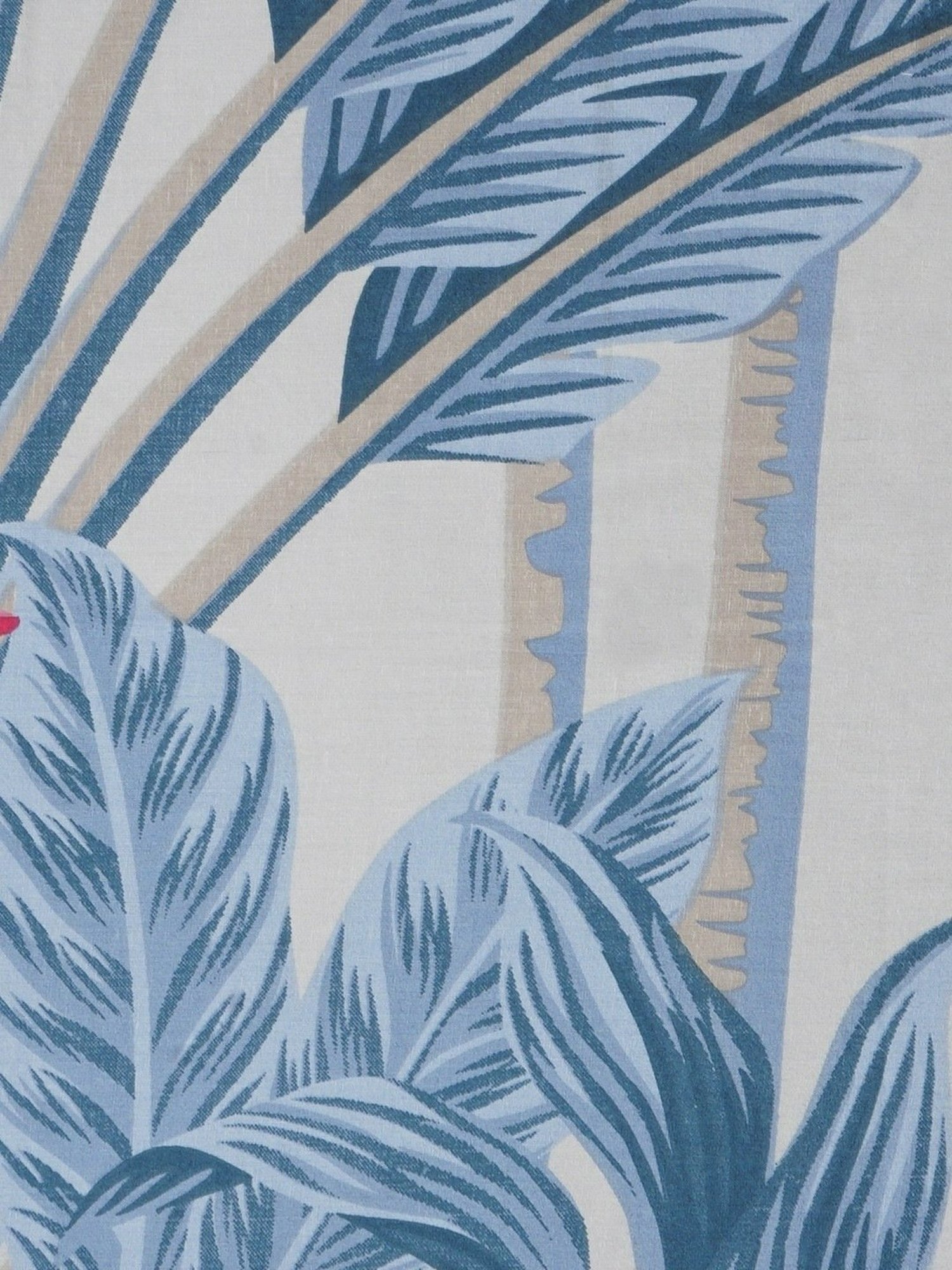 SEJ by Nisha Gupta Abstract Blue 160 TC Cotton King Bed Sheet with 2 Pillow Covers