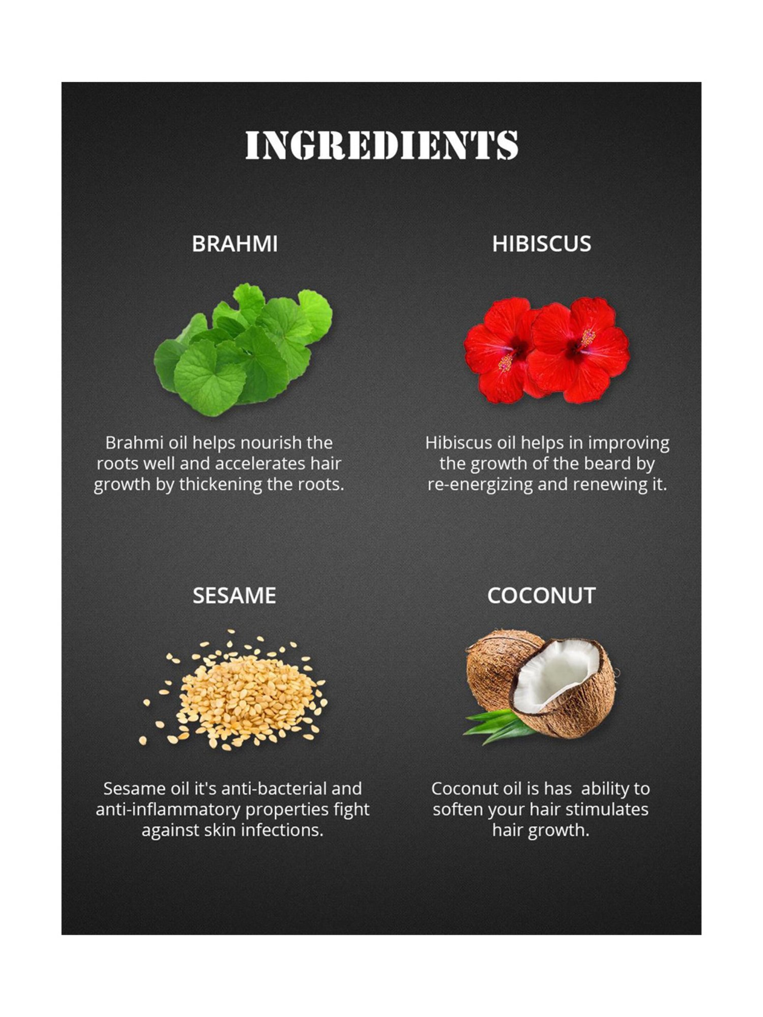 THE REAL MAN Beard Growth Oil 100 Percent Organic Beard & Moustache Hair Growth Oil - 50 ml