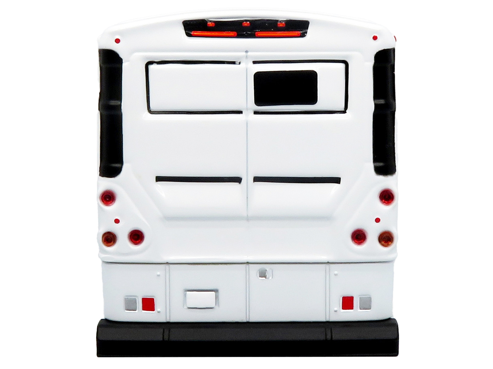 MCI D4500CT Commuter Coach Bus Blank White "The Bus & Motorcoach Collection" Limited Edition to 504 pieces Worldwide 1/50 Plastic Model by Iconic Replicas