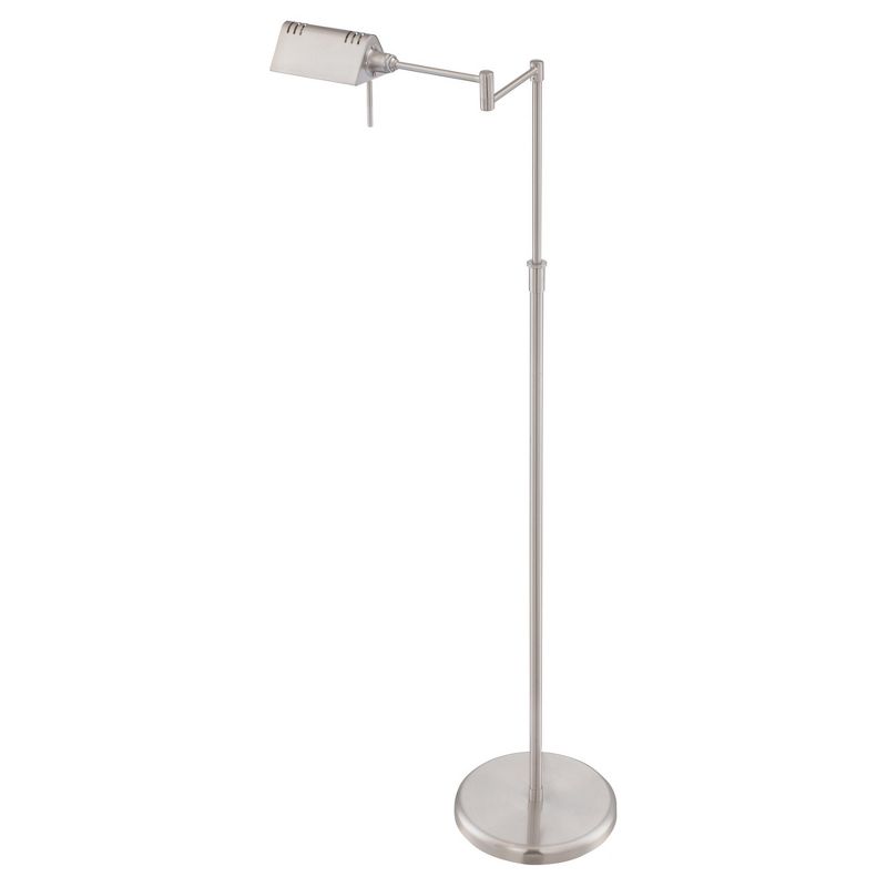 Pharma Collection Floor Lamp Polished Steel (Includes Light Bulb) - Lite Source