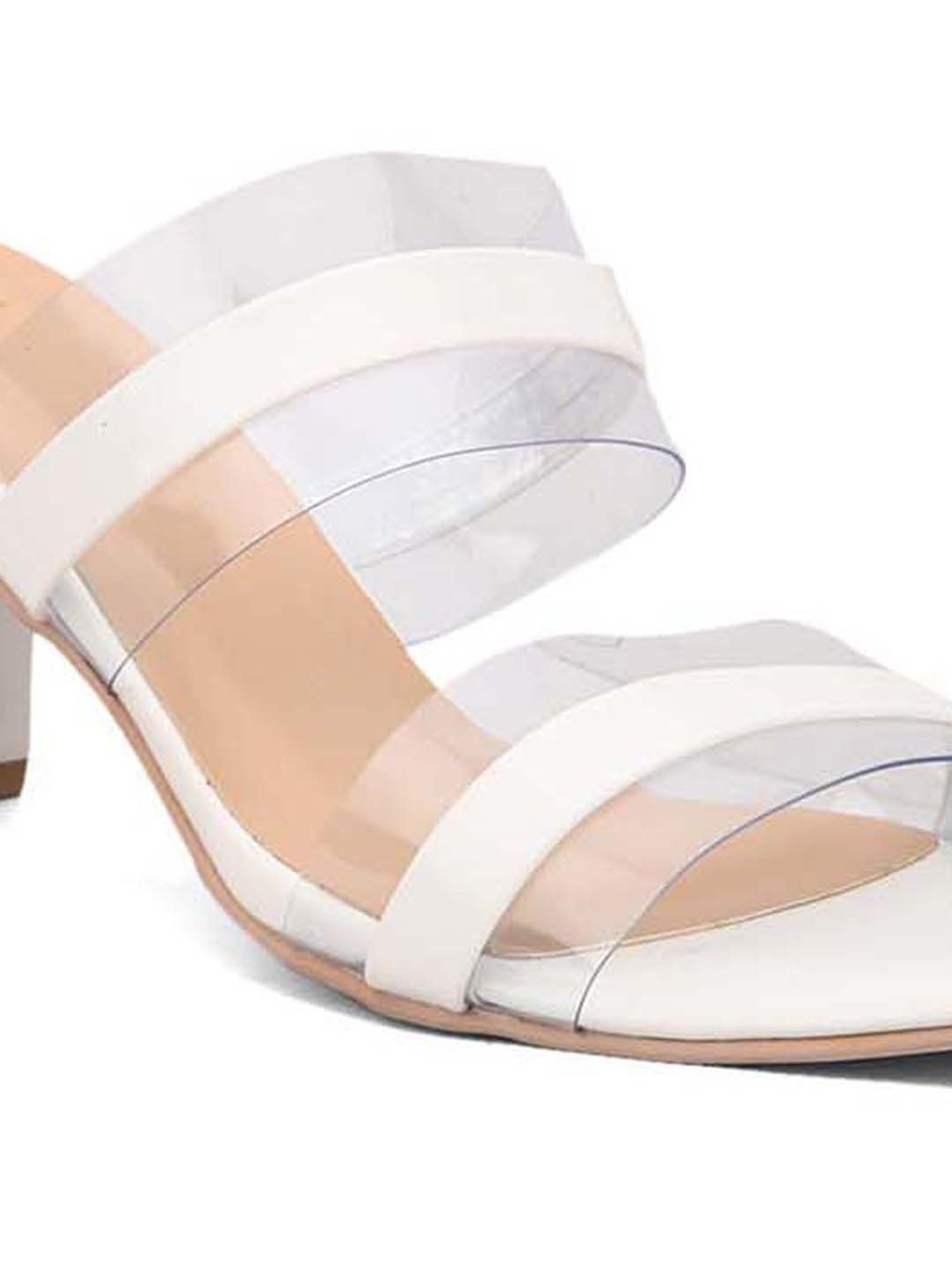 Hydes N Hues Women's White Casual Sandals