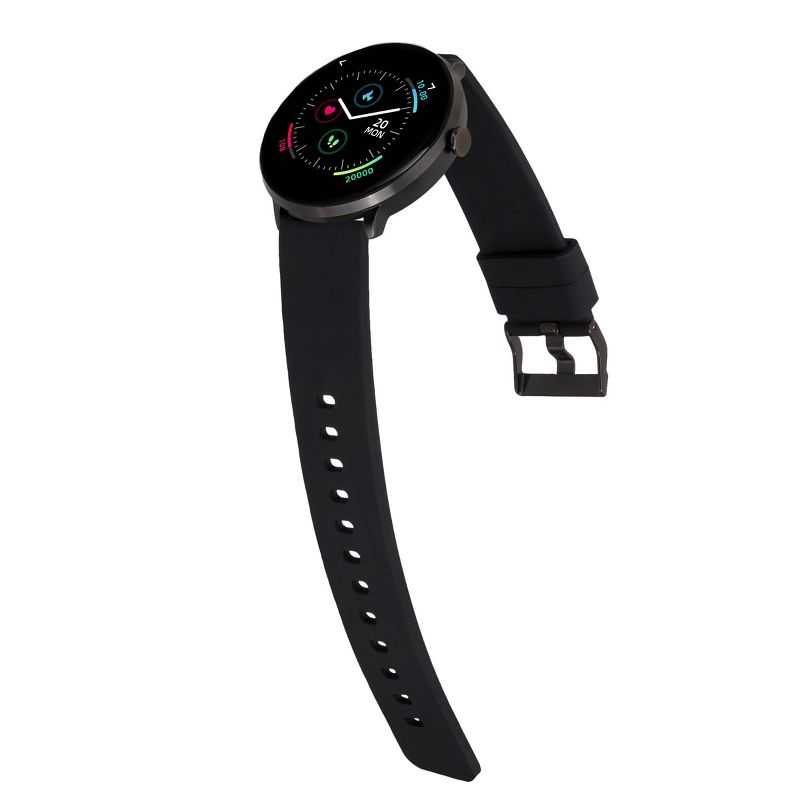iTouch Sport Fitness Smartwatch 43mm - Black with Black Band