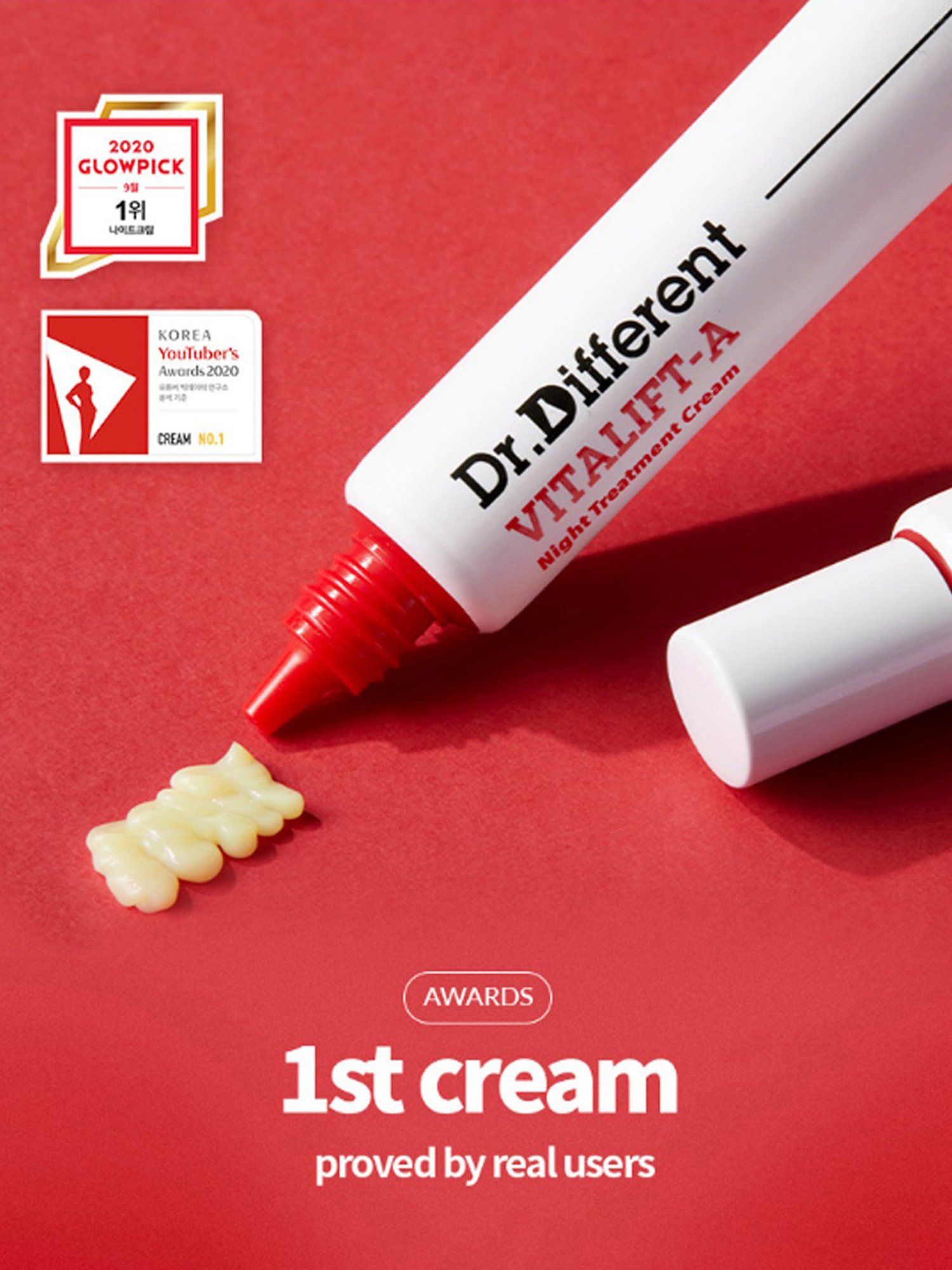 Dr. Different Vitalift A Night Treatment Cream - 20 gm