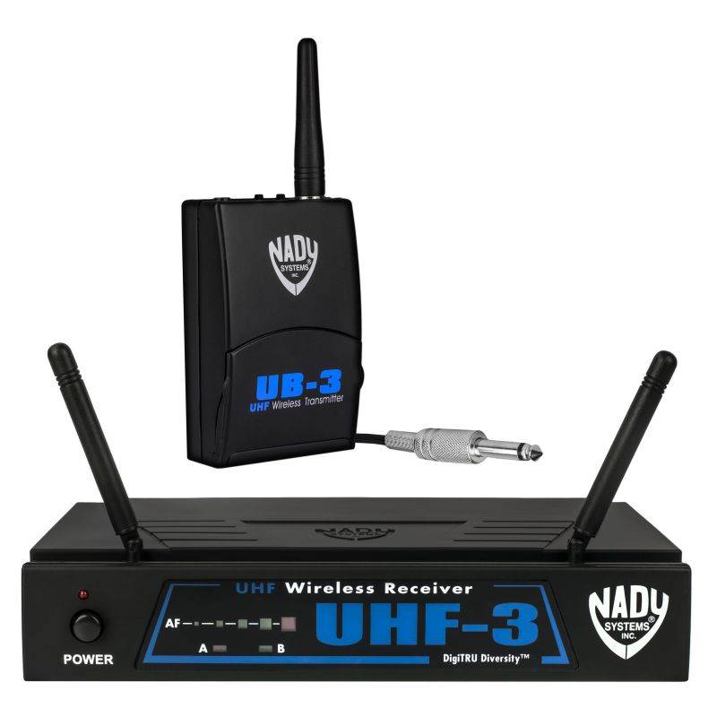 Nady UHF-3 Wireless Instrument / Guitar System with True Diversity