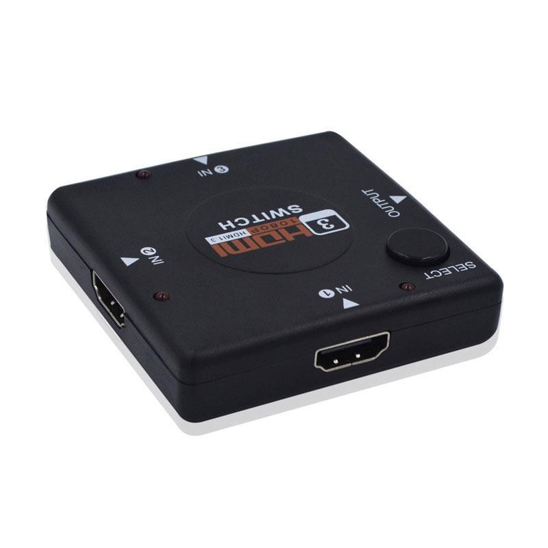 3 Port HDMI Switch Switcher Splitter 3 input 1 Output Box Selector for PS3 PS4 Smart HDTV 1080P 5input with remote control