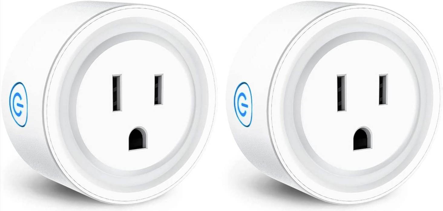Smart Plug Compatible with Alexa Google Assistant Siri IFTTT, MagicLight WiFi App Control Timer Schedule Smart Outlet, No Hub Required, FCC Certified 1200W Smart WiFi Socket (2 Pack)