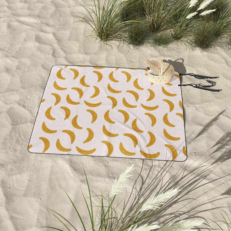Hello Twiggs Yellow Banana Picnic Blanket - Deny Designs