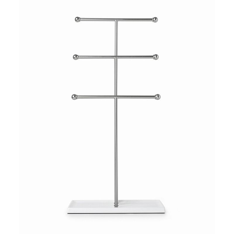Trigem Jewelry Stand White/Nickel - Umbra