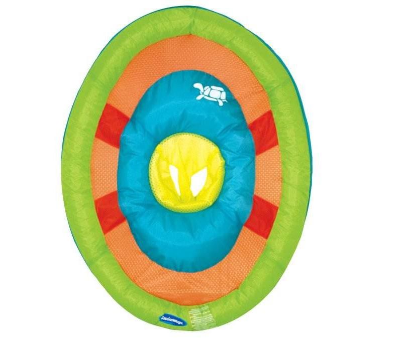 SwimWays 11649 Baby Spring Float Activity Center with Sun Canopy, Green Fish