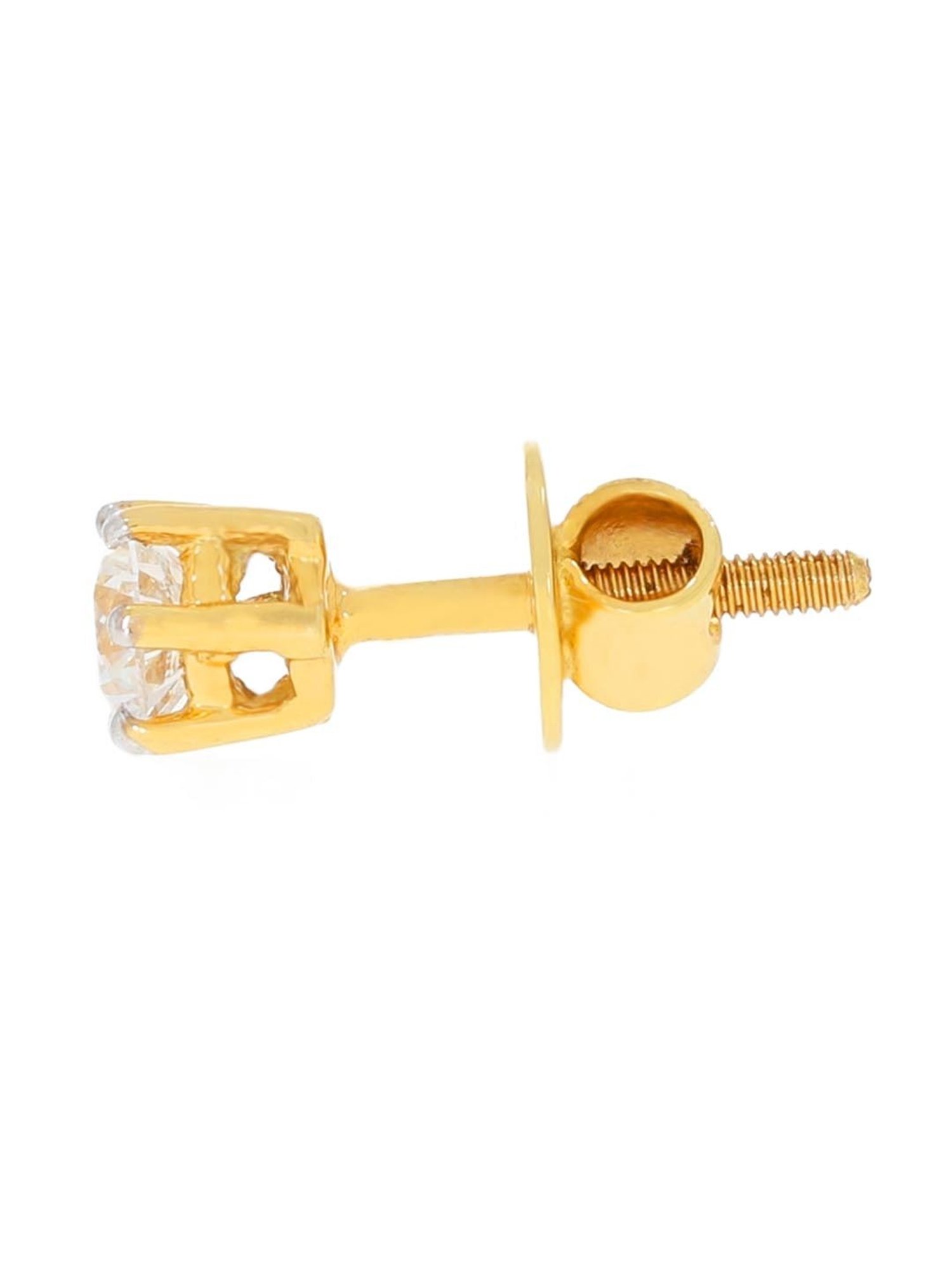 Waman Hari Pethe Jewellers 18k Gold & Diamond Earrings for Women