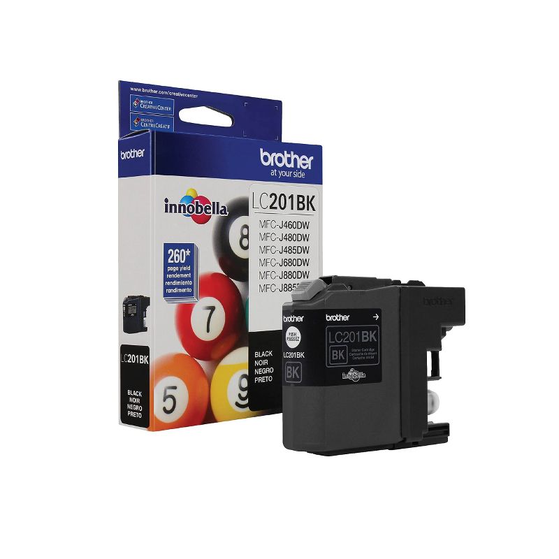 Brother LC 201 Black Ink Cartridge Standard (LC-201BKS) 1738544