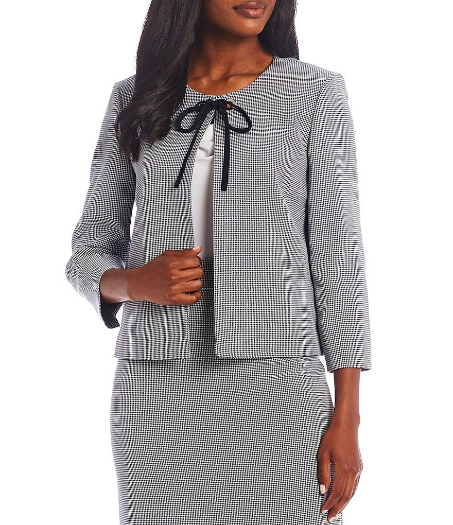 Preston & York Emilia Houndstooth Blazer Jacket