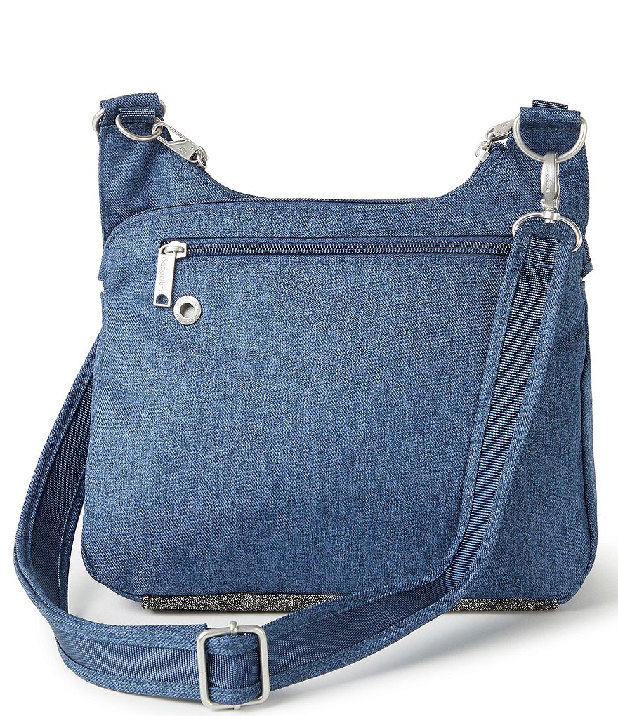 Baggallini Anti-Theft Cross Over Crossbody Bag With Removable Wristlet