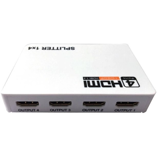 HDMI Splitter with 1 Input and 4 Outputs, Full HD 1080p