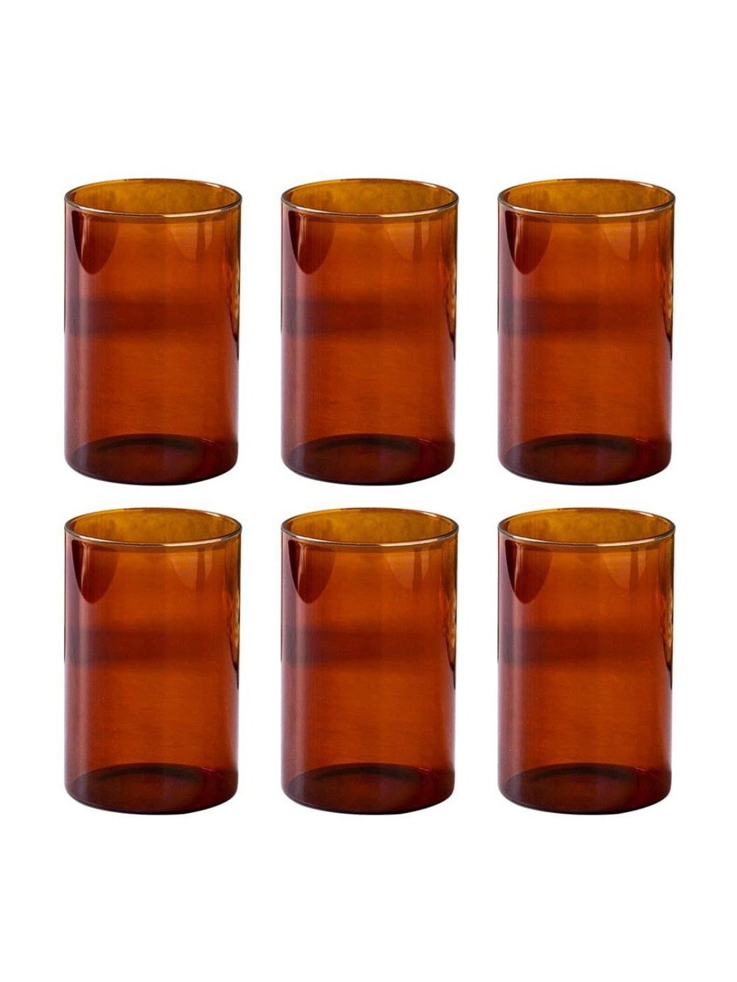 Borosil Transparent Glasses 295 ml - Set of 6