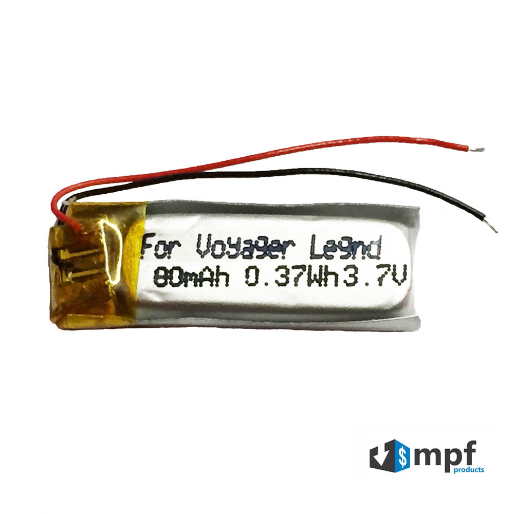 3.7V 80mAh Replacement Battery for Plantronics Voyager Legend Wireless Bluetooth Headset