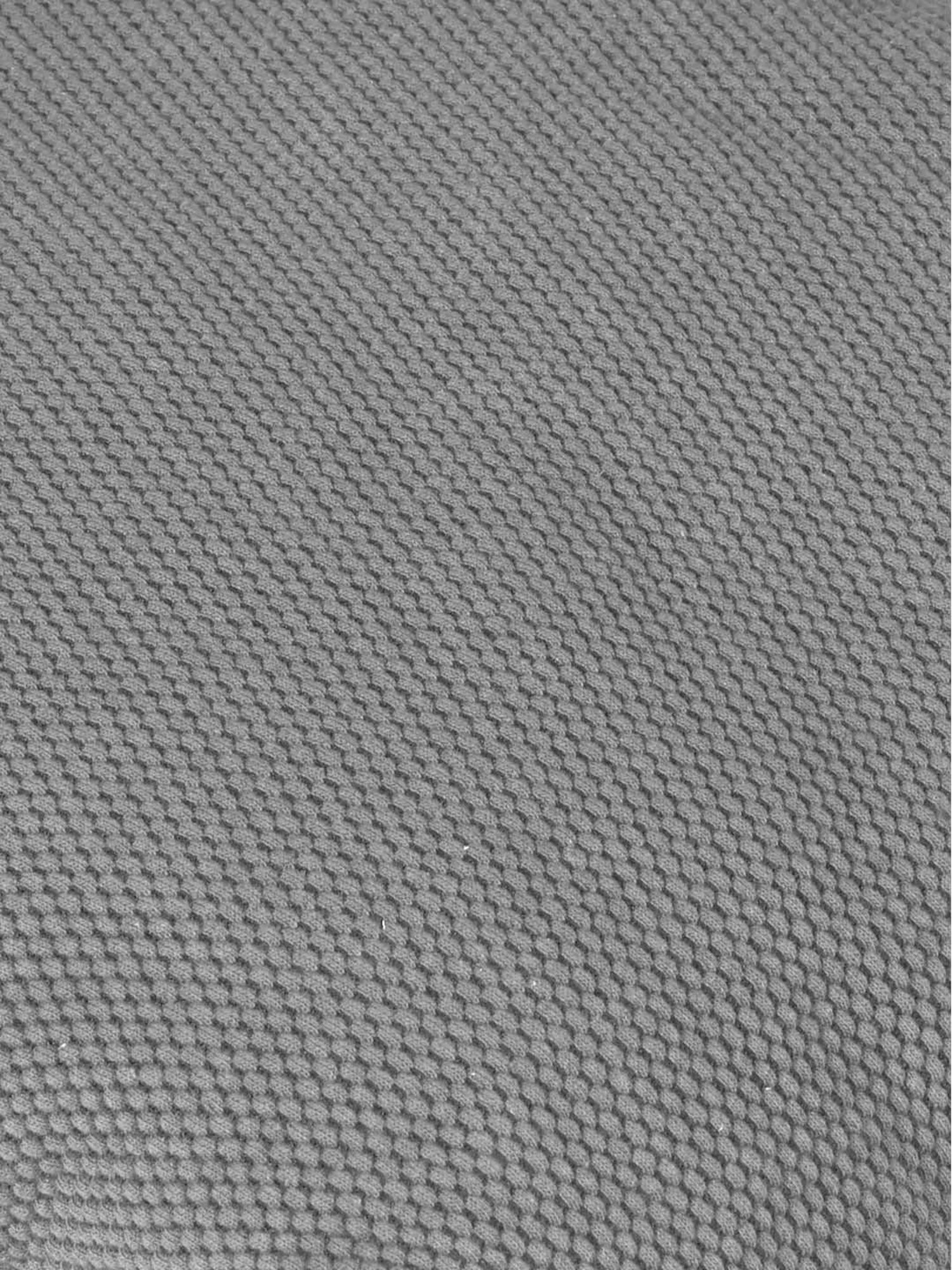 @home GREY SOLID Cotton Fitted 1 Seater Sofa Cover