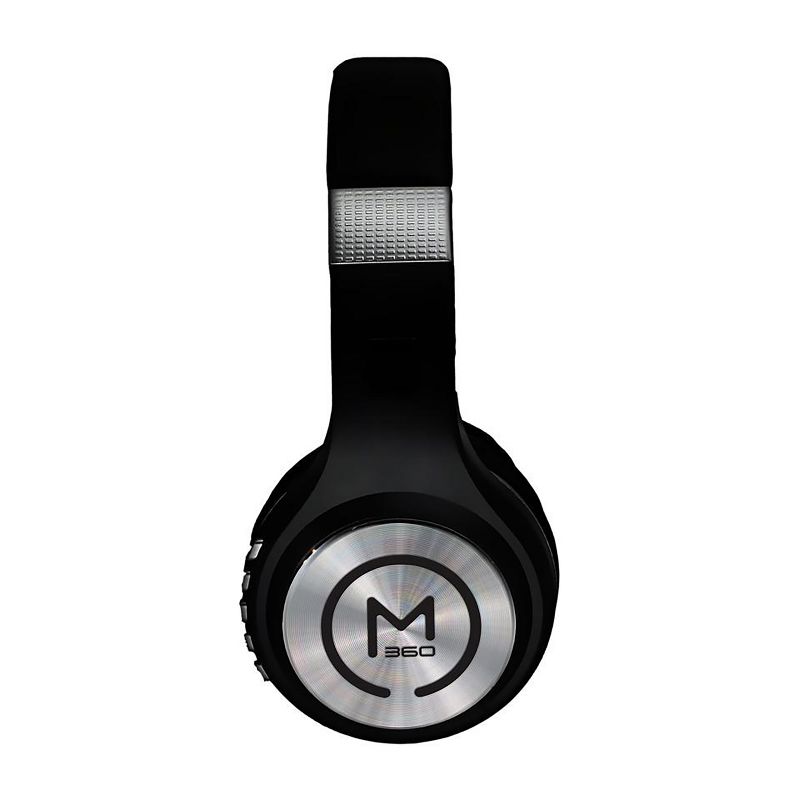 Morpheus 360 HP5500B Wireless Stereo Bluetooth Headphones, Black with Silver Accents