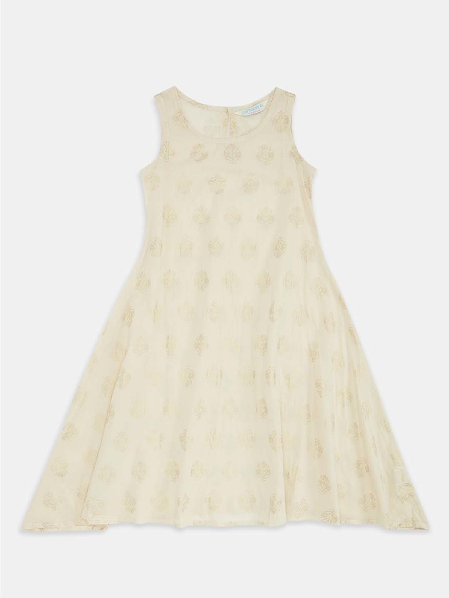 Akkriti by Pantaloons Kids Red & Cream Embroidered Kurta Set