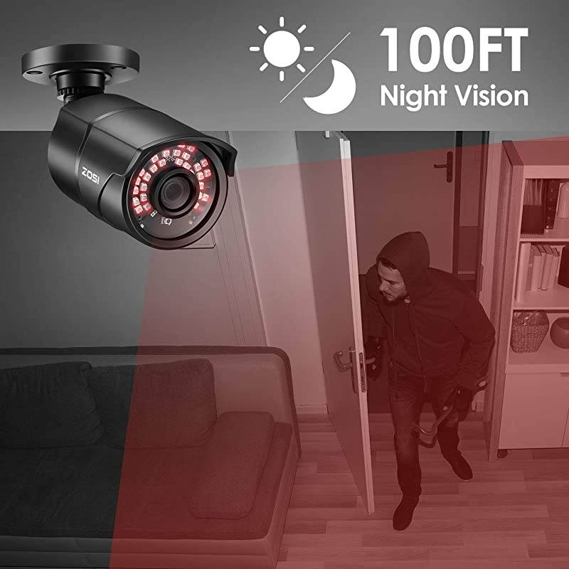 13 CMOS 1000TVL 960H CCTV Home Surveillance Weatherproof 36mm Lens with IR Cut Bullet Security Camera 36PCS Infrared LEDs100ft IR DistanceAluminum Metal Housing