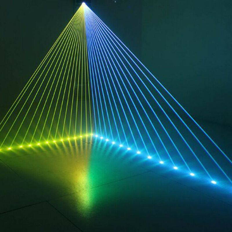 1W RGBW DMX Full Color Animation Laser Projector DJ Stage Lighting 1 Watt 1000mW