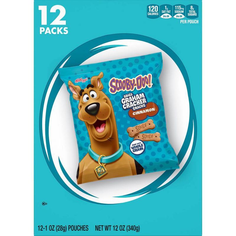 Keebler Scooby-Doo! Cinnamon Baked Graham Cracker Sticks - 12ct