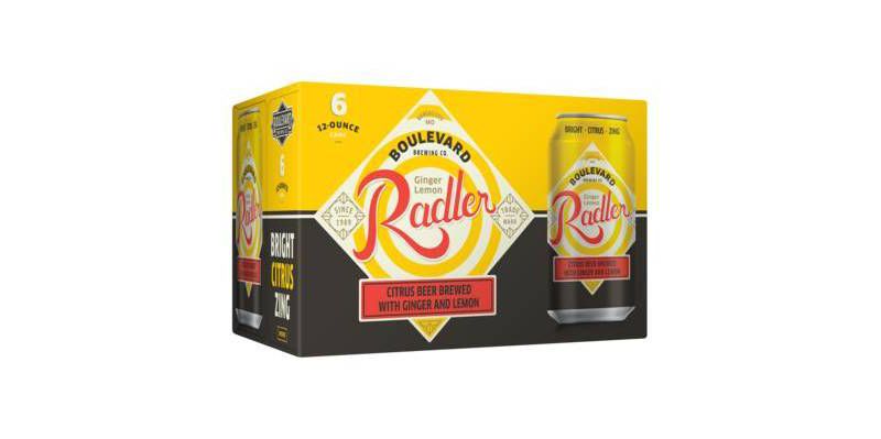 Boulevard Ginger Lemon Radler Beer - 6pk/12 fl oz Cans