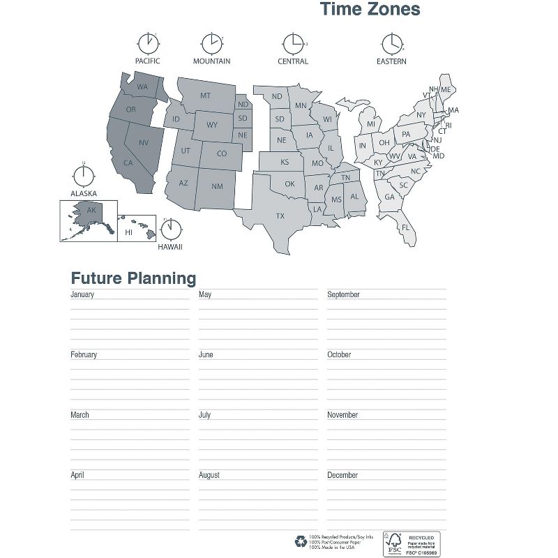 House of Doolittle 2020-2021 8.5 x 11 Academic Planner, Black 26502-21