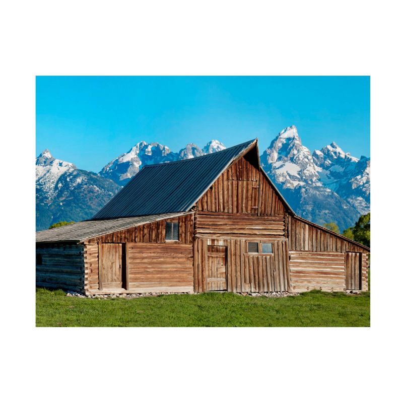 35" x 47" James McLoughlin 'Barn Scene X' Unframed Wall Canvas - Trademark Fine Art