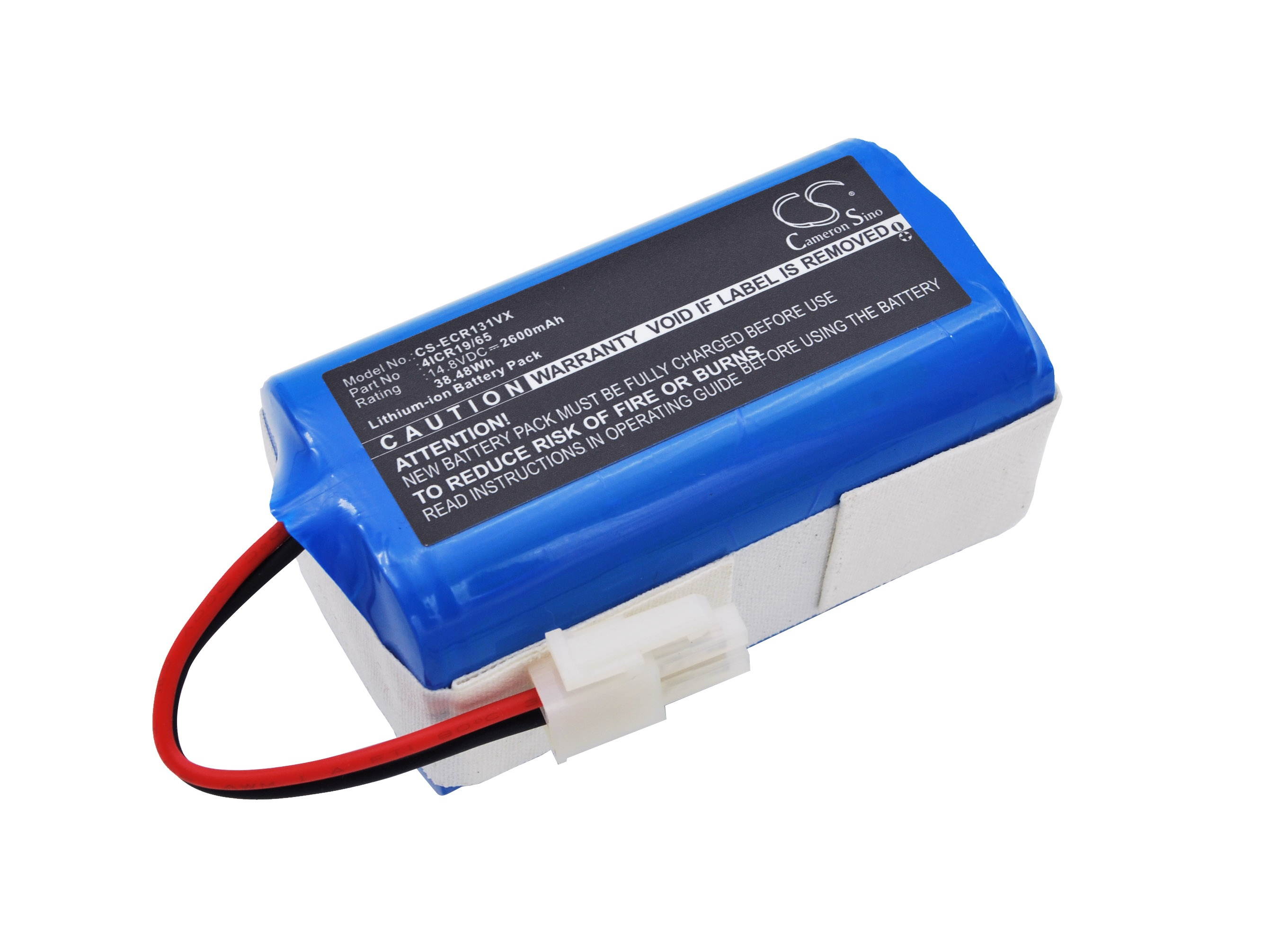 Battery Replacement for Ecovacs Deebot CEN646 Deebot DL33 Deebot X500 Deebot X580 N79S 4ICR19/65