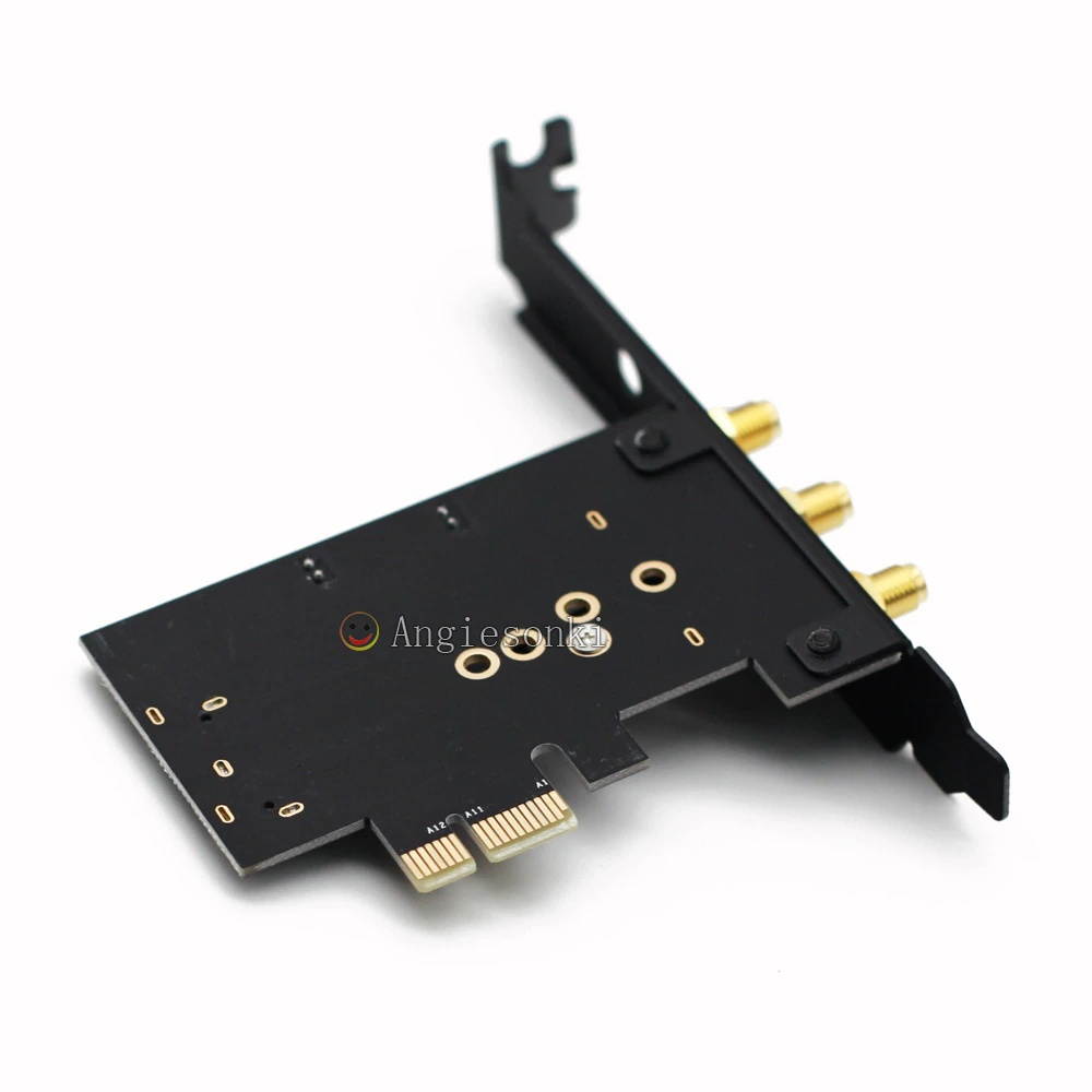 WLAN Card To PCI-e 1x 16x Desktop PC WIFI WLAN Card Adapter for AP.PLE WLAN WIFI Card ( BCM94360CSAX /BCM943602CS / BCM94331csa