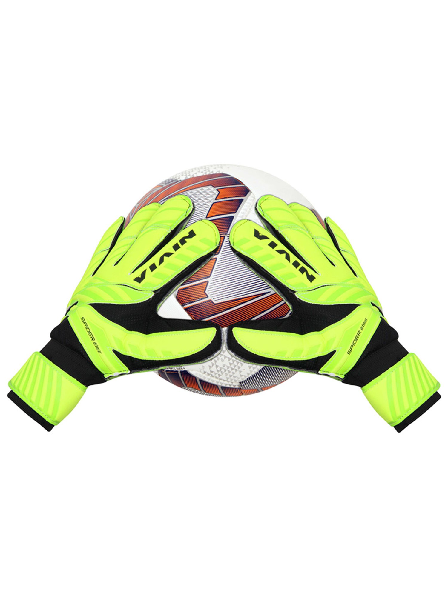 Nivia Ditmar Spider Goalkeeper Gloves (Green) Size - S