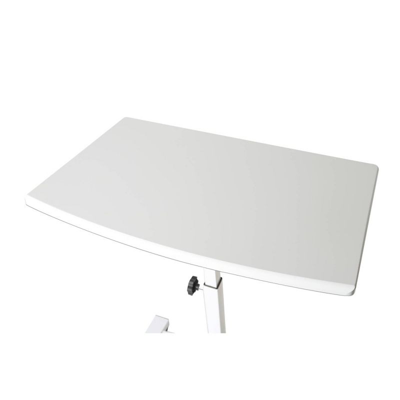 Airlift Mobile Laptop Computer Desk Cart White - Seville Classics