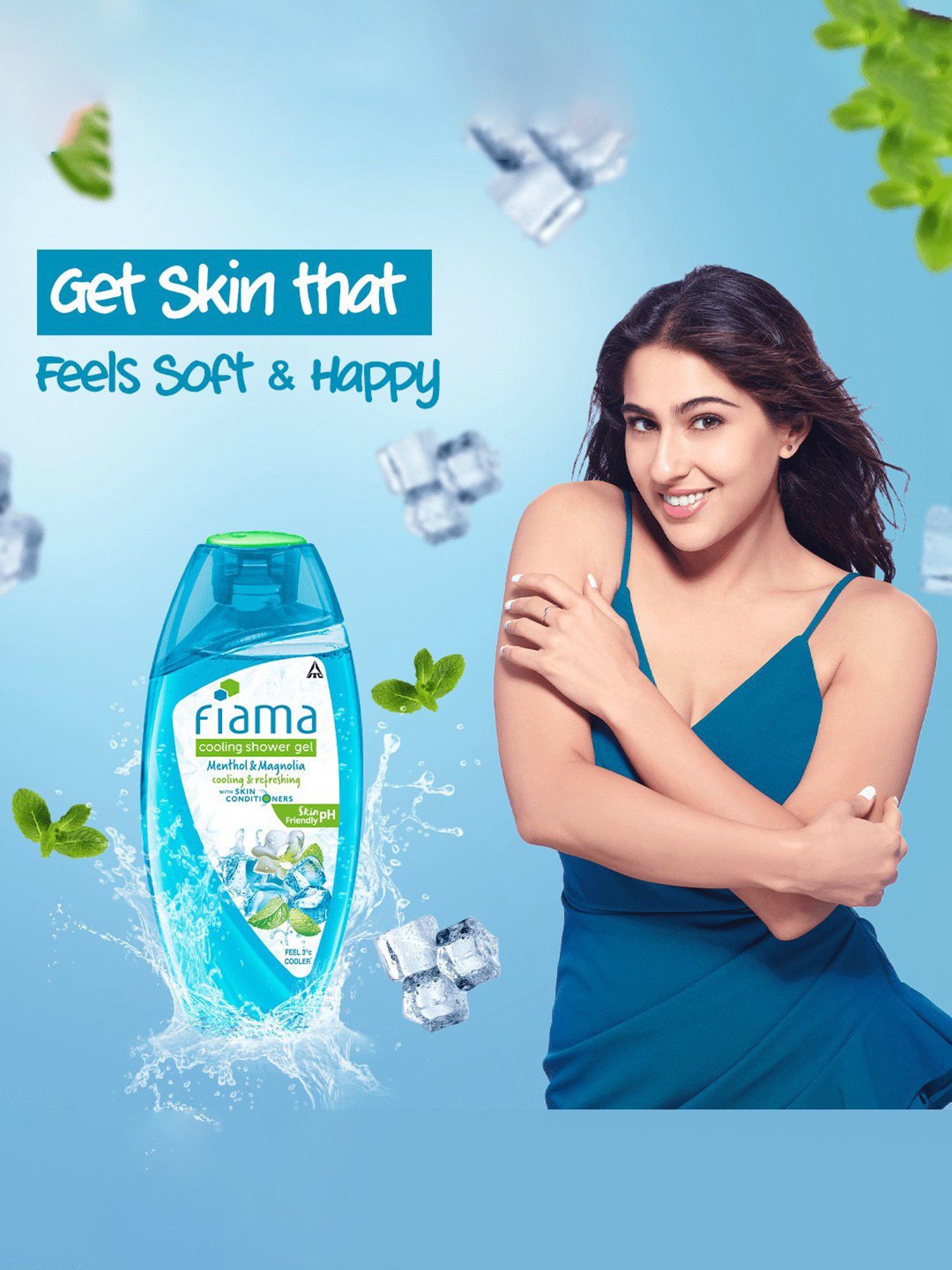 Fiama Menthol & Magnolia Cooling Shower Gel - 250 ml