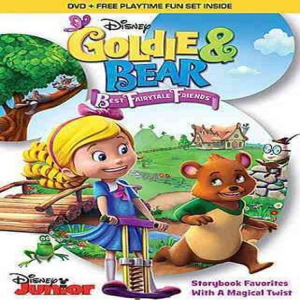 BUENA VISTA HOME VIDEO GOLDIE & BEAR-BEST FAIRYTALE FRIENDS (DVD) D135056D