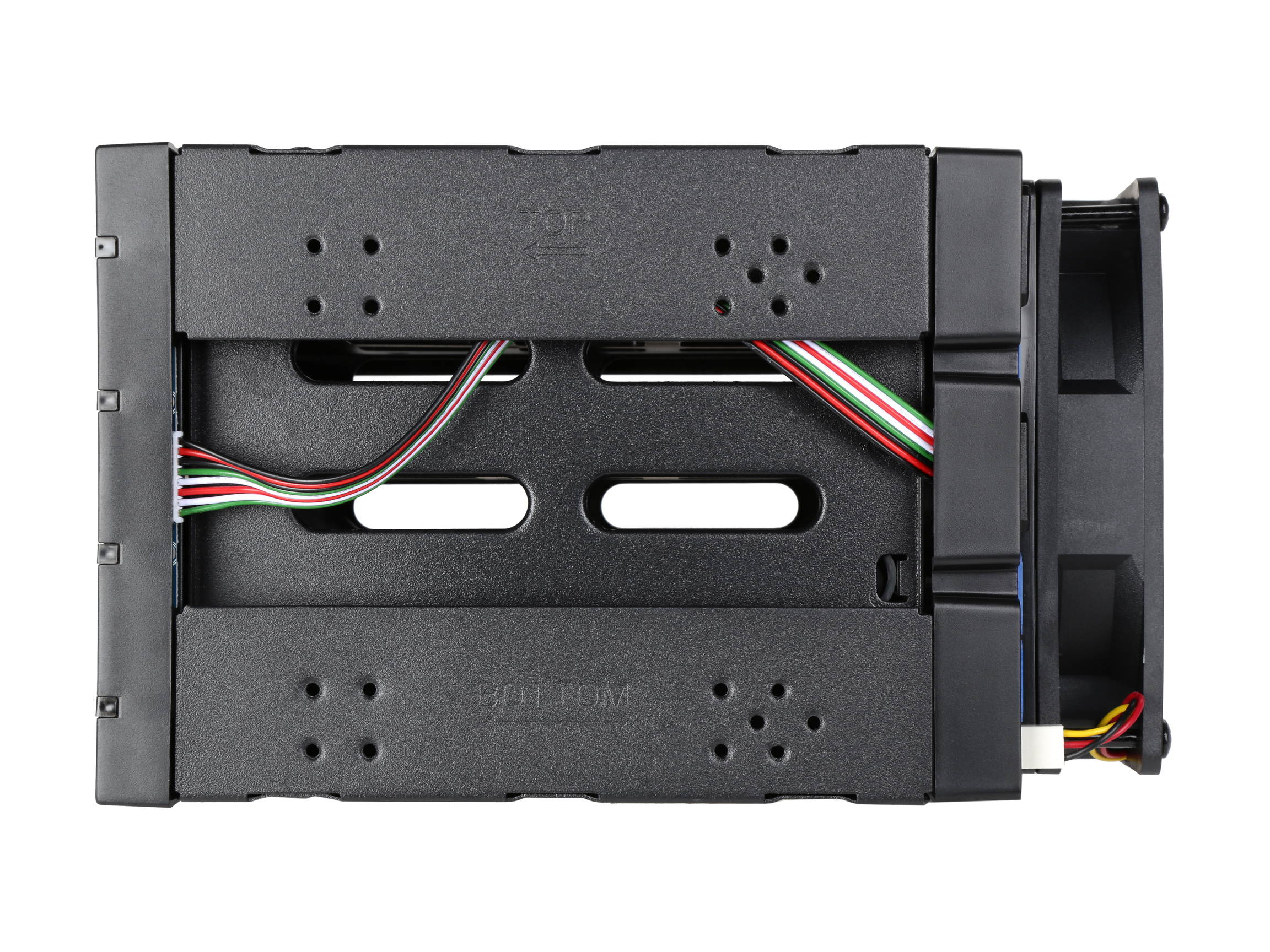 Rosewill RSV-SATA-Cage-34 - Hard Disk Drives - Black, 3 x 5.25" to 4 x 3.5" Hot-Swap - SATA III / SAS - Cage