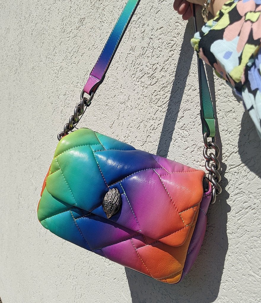 Kurt Geiger London Large Soft Rainbow Ombre Shoulder Bag
