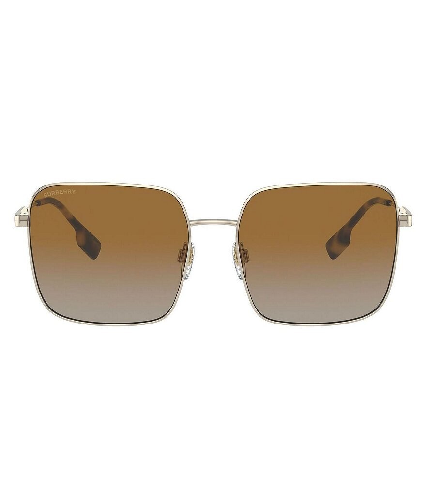 Burberry Women's Be3119 Polarized 58mm Square Sunglasses